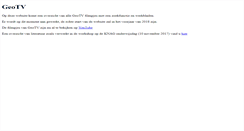 Desktop Screenshot of geotv.info